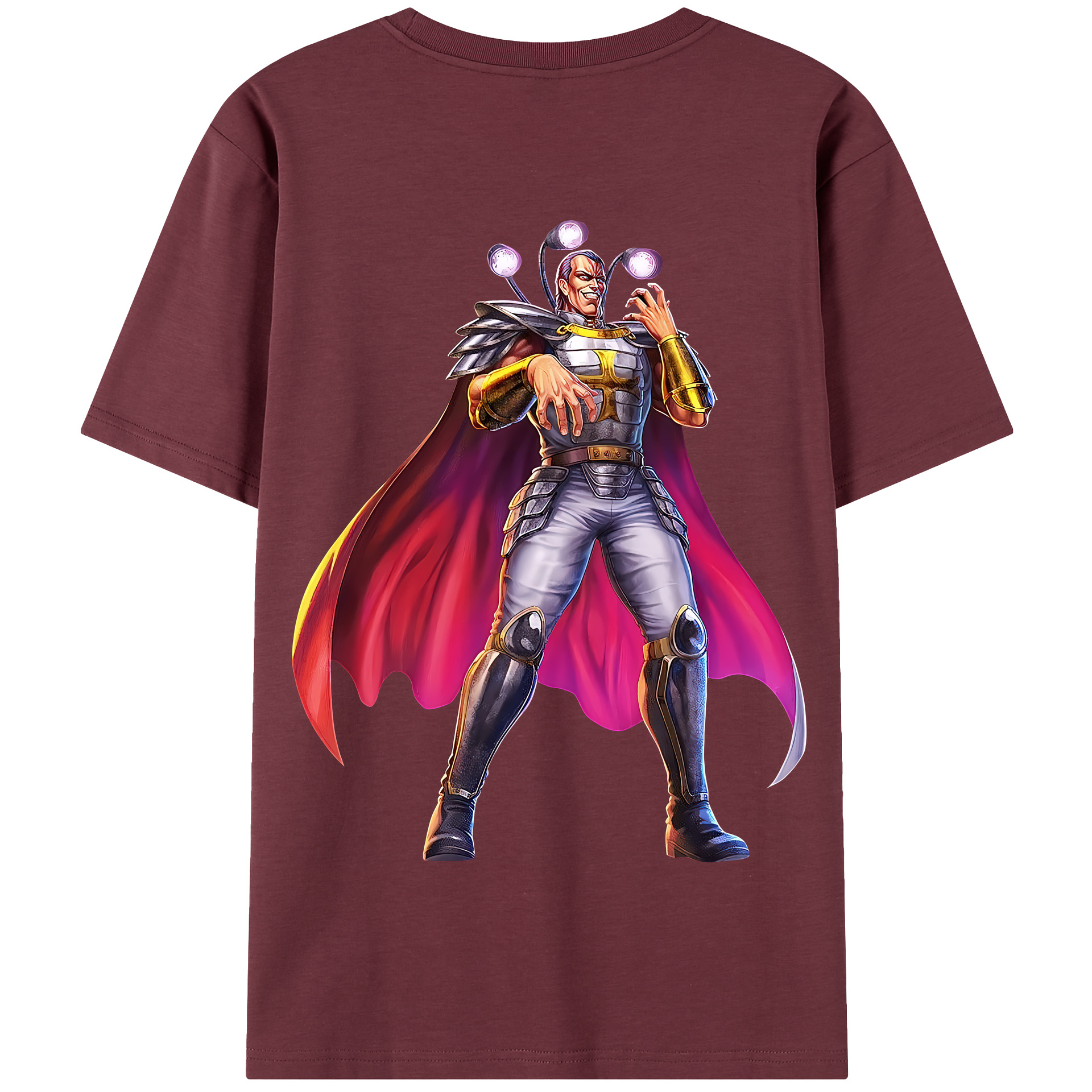 （画像用） 北斗の拳 Fist of the North Star 綿100％半袖Tシャツ（背面プリント）